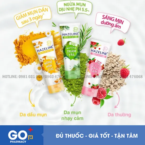 Sữa rửa mặt Hazeline 100g